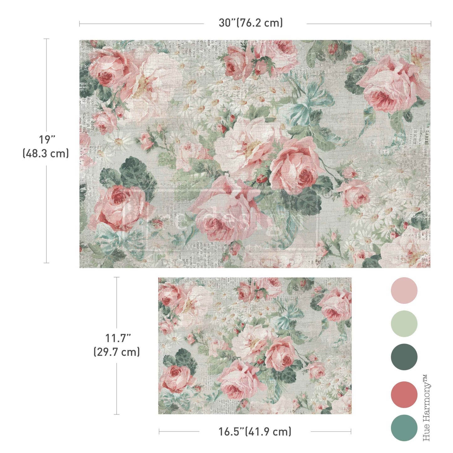 Pink Blossom Bliss Double Delight Decoupage Paper