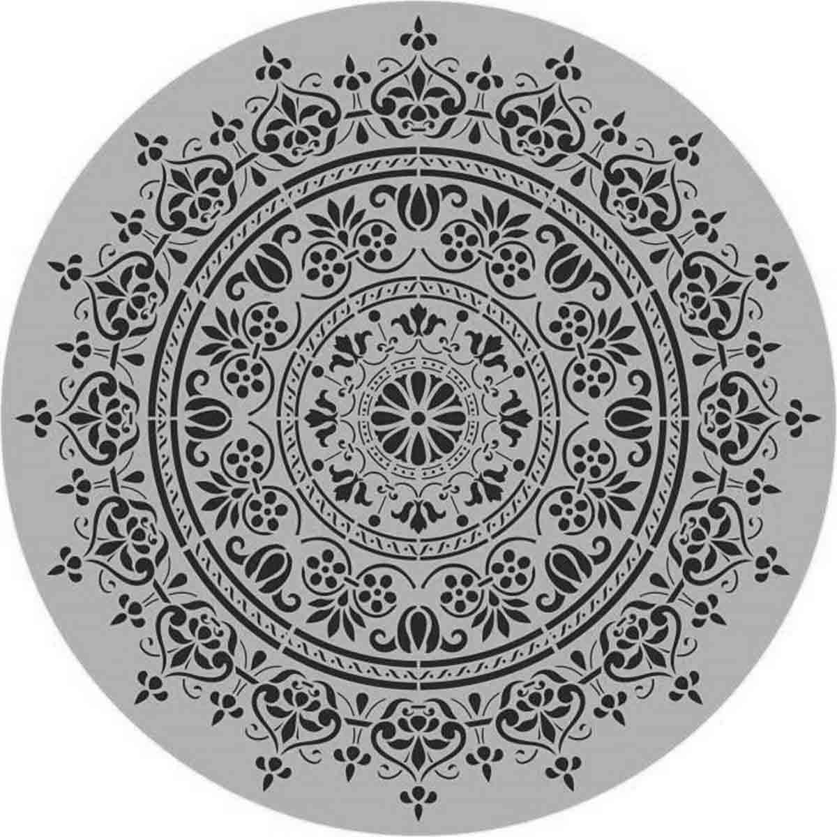 Posh Chalk Premium WoodUMandala Stencil (small) - Regained Relics