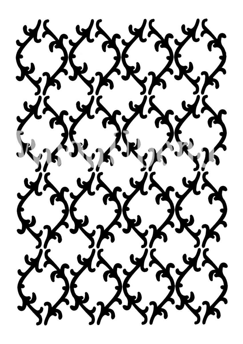 Posh Chalk Stencil Mystery Thorns Small