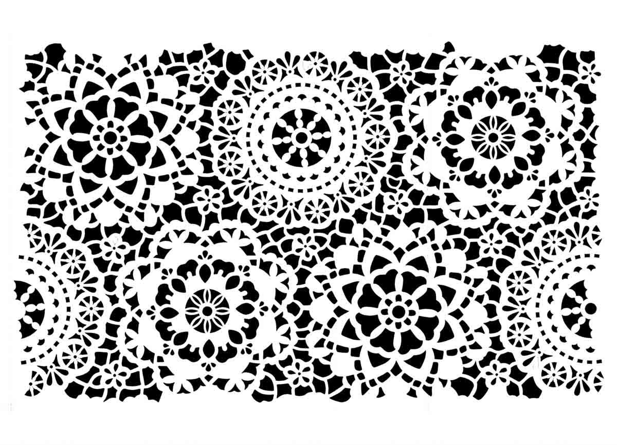 Posh Hippy Lace Premium Stencil (small)