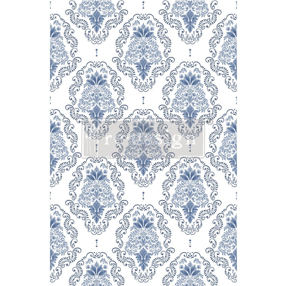 Redesign with Prima Dana Damask Decor Transfer - Regained Relics