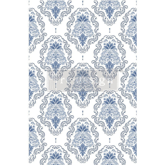 Redesign with Prima Dana Damask Decor Transfer - Regained Relics