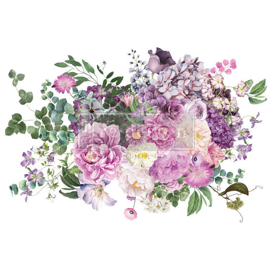 Redesign with Prima Morning Purple Decor Transfer - Regained Relics