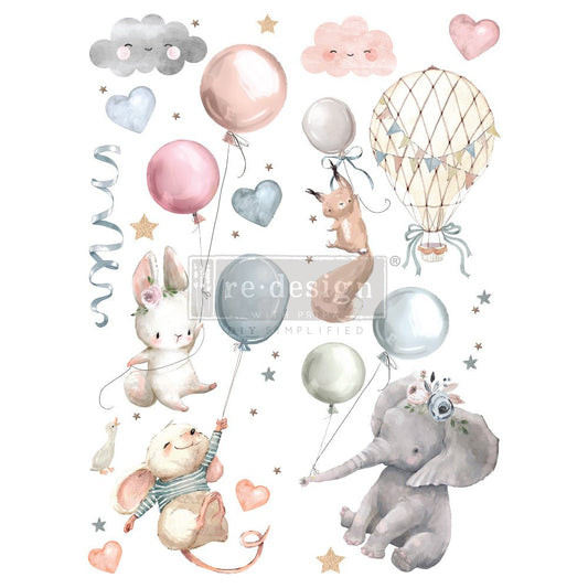 Redesign with Prima Sweet Dreams Decor Transfer - Regained Relics