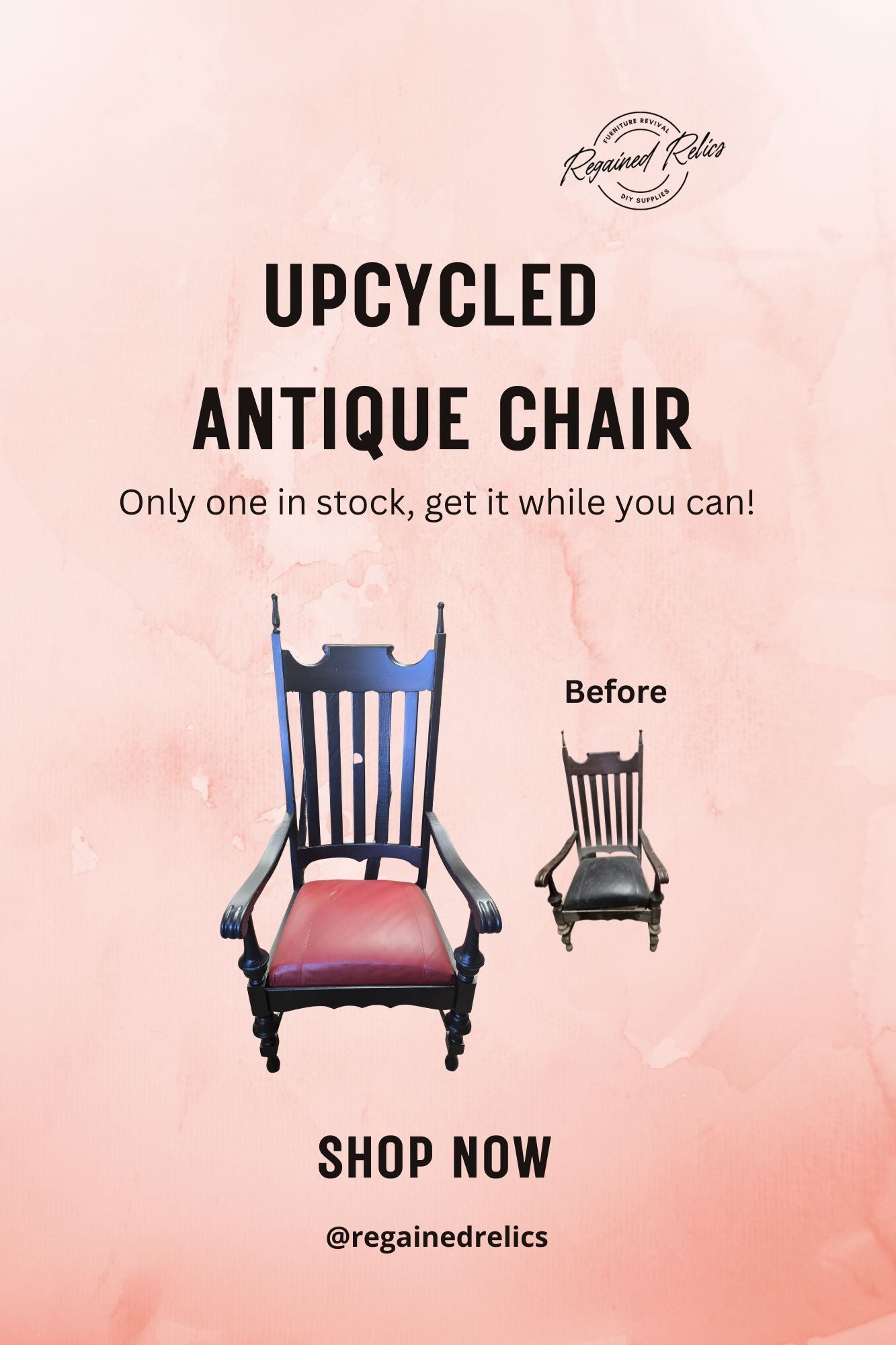 Refinished Antique ChairRefinished Antique Chair - Regained Relics