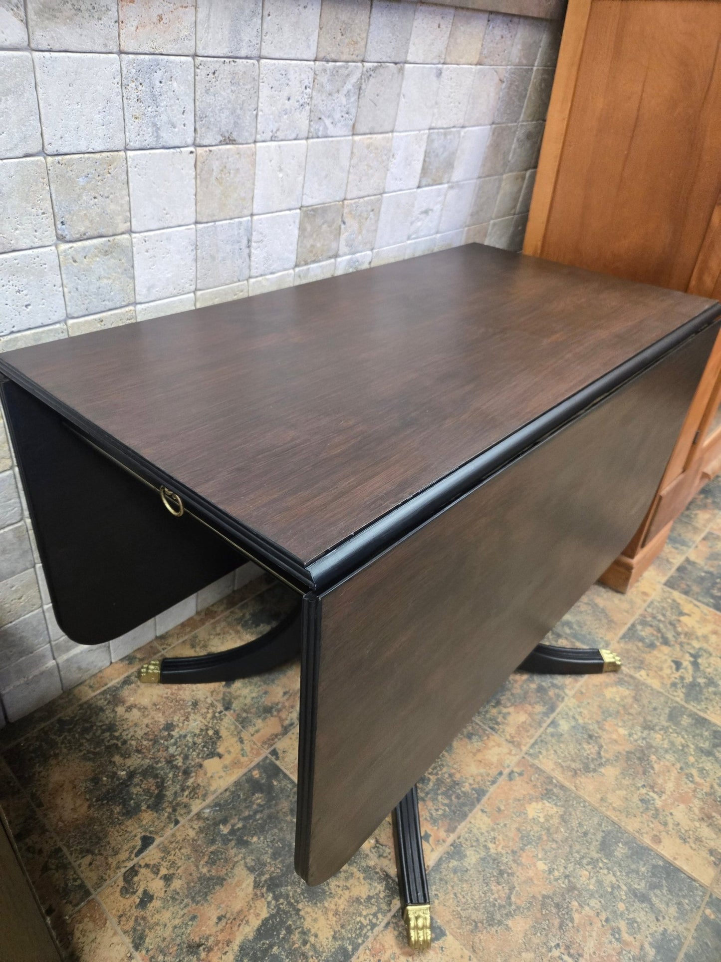 Refinished Duncan Phyfe Replica Drop Leaf - Regained Relics