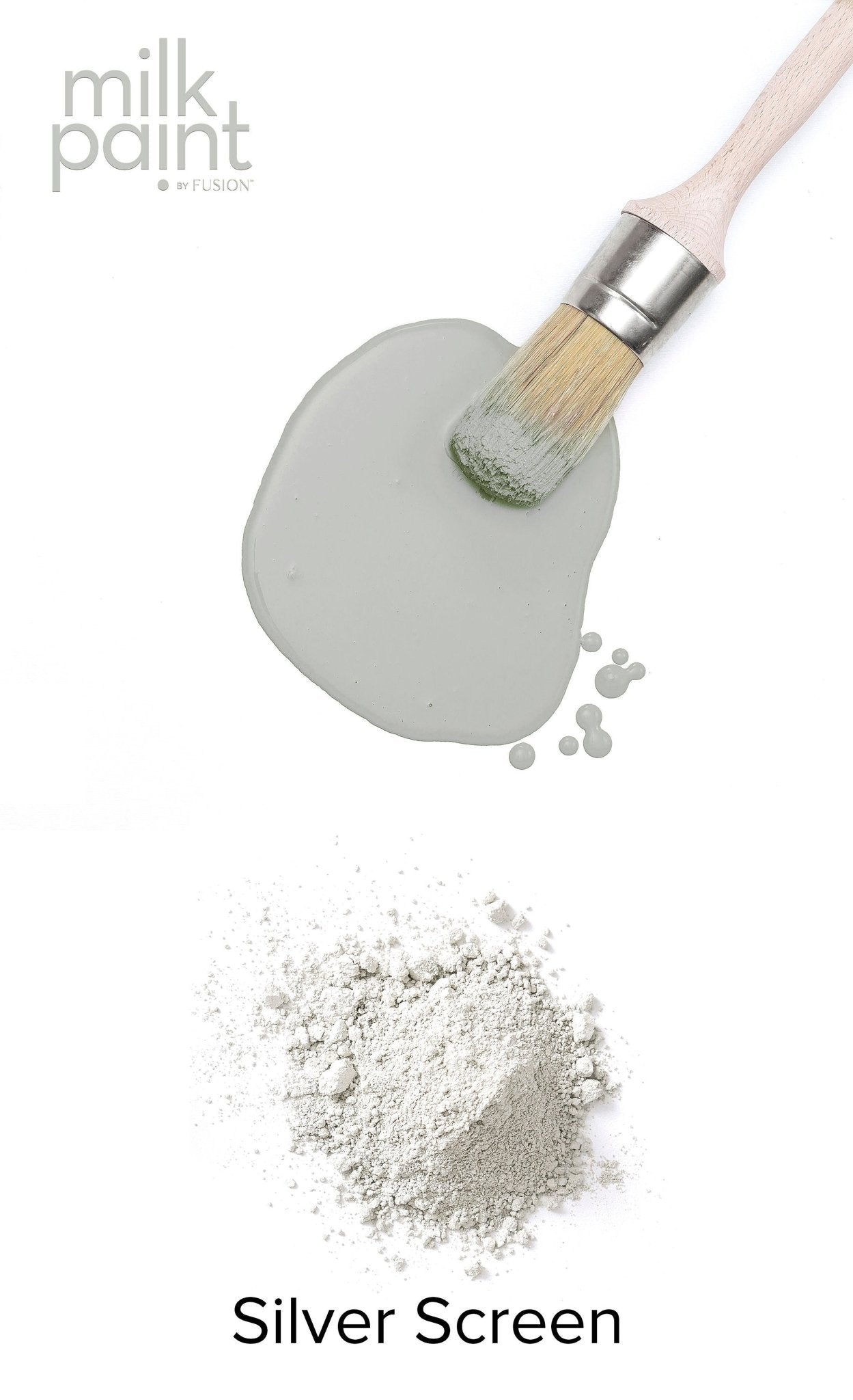 Silver Screen Milk Paint by Fusion - Regained Relics