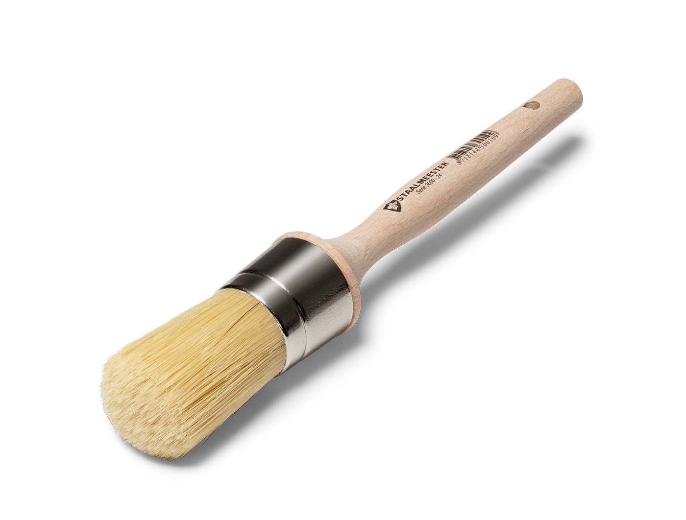 StaalMeester Premium Natural Bristle Round Brush - Regained Relics
