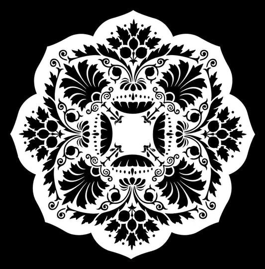 Sue Chic's Mandala Posh Chalk Premium Stencil - Regained Relics