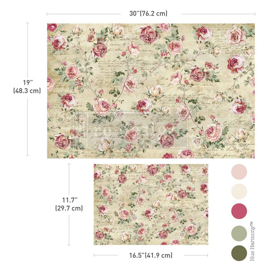 Timeless Charm Double Delight Decoupage Paper - Regained Relics