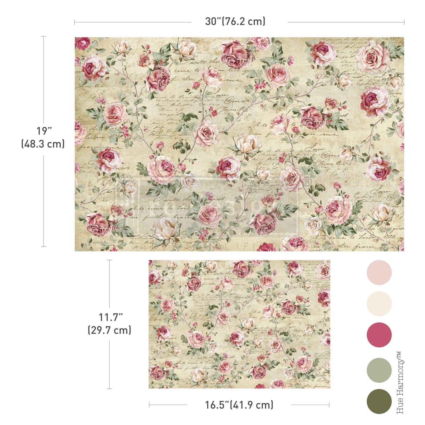 Timeless Charm Double Delight Decoupage Paper