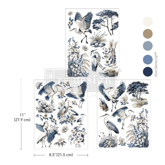Whispers by the Marsh Middy Decor Transfer