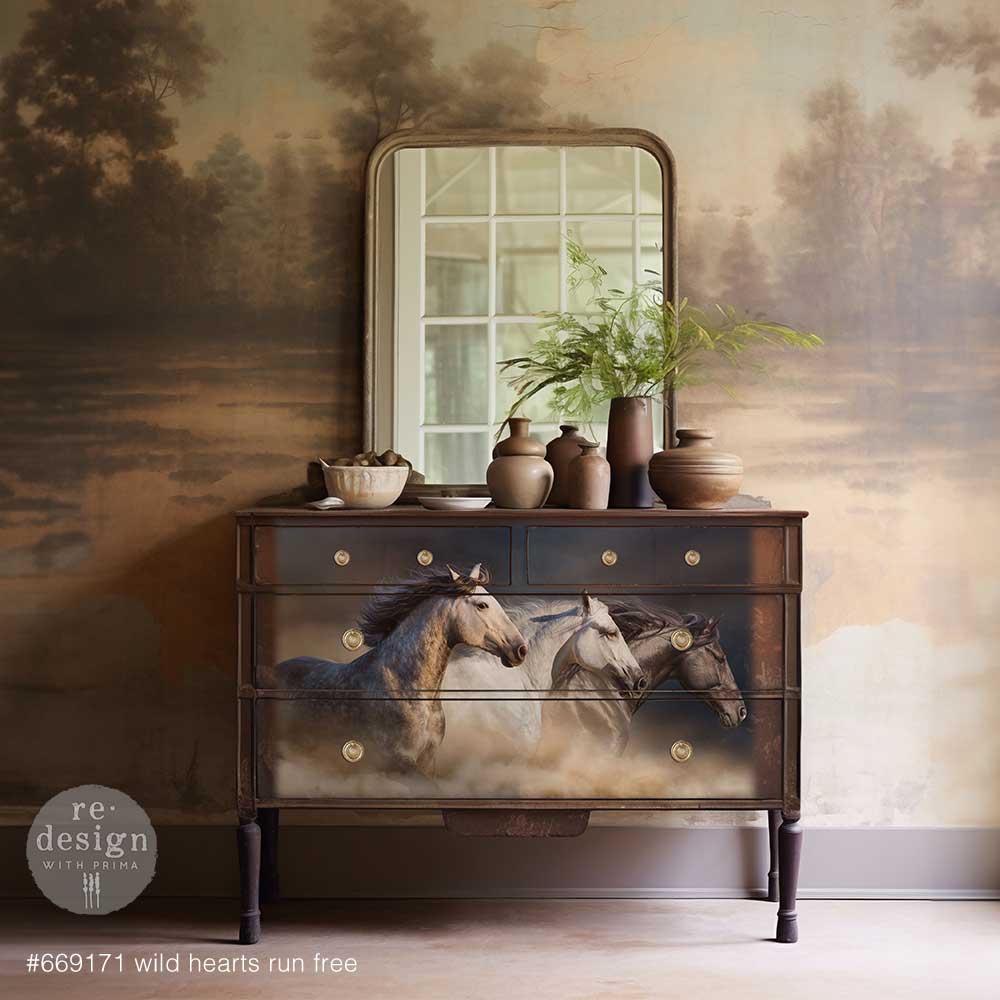 Wild Hearts Decoupage Paper - Regained Relics