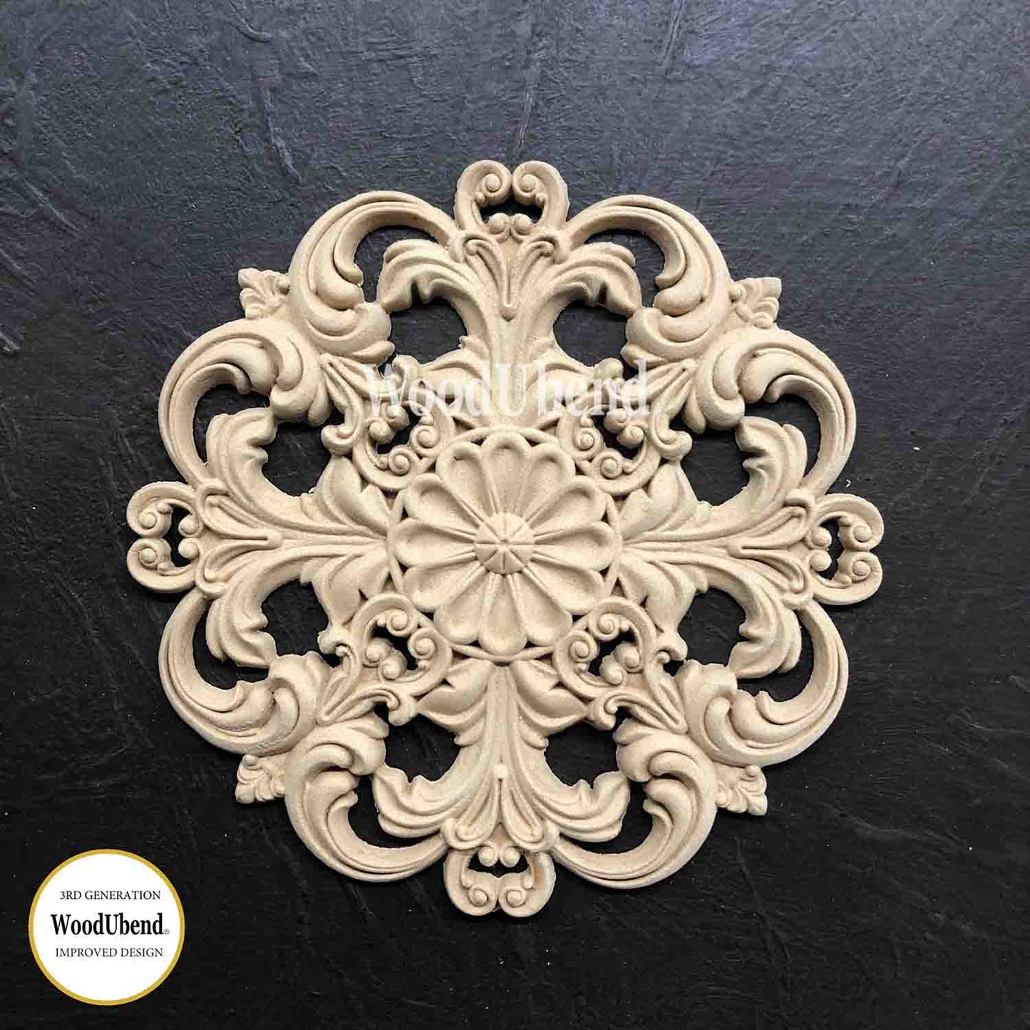 WoodUbend set of two Baroque Centerpieces WUB2171 - Regained Relics