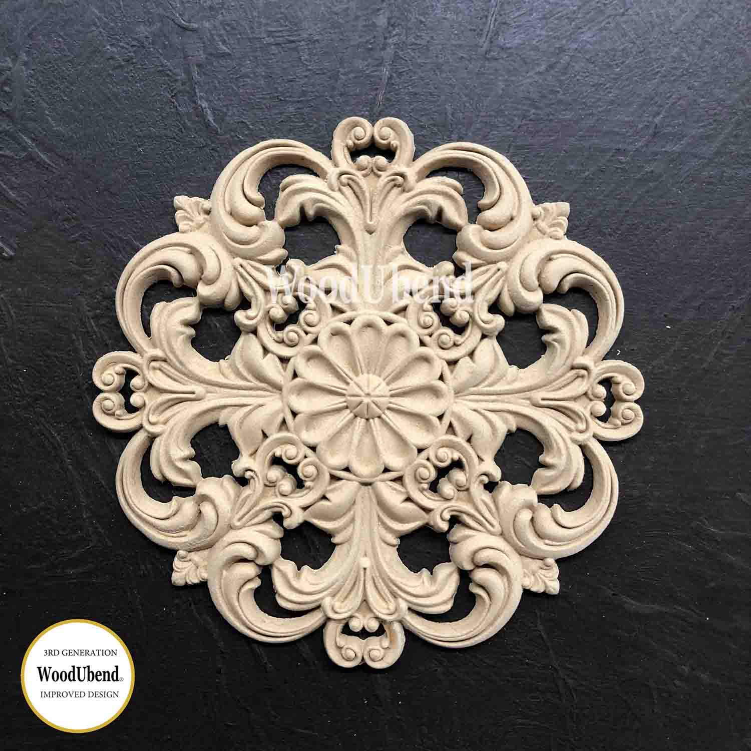 WoodUbend set of two Baroque Centerpieces WUB2171 - Regained Relics