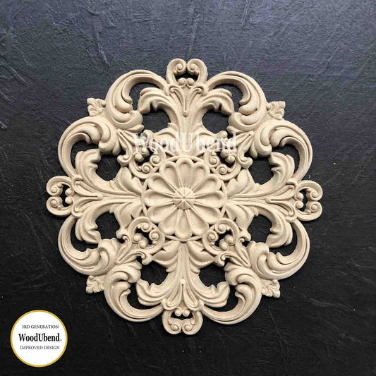 WoodUbend set of two Baroque Centerpieces WUB2171 - Regained Relics