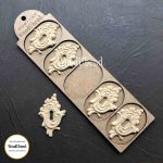 WoodUbend WUB1147 Pack of 5 Keyholes - Regained Relics