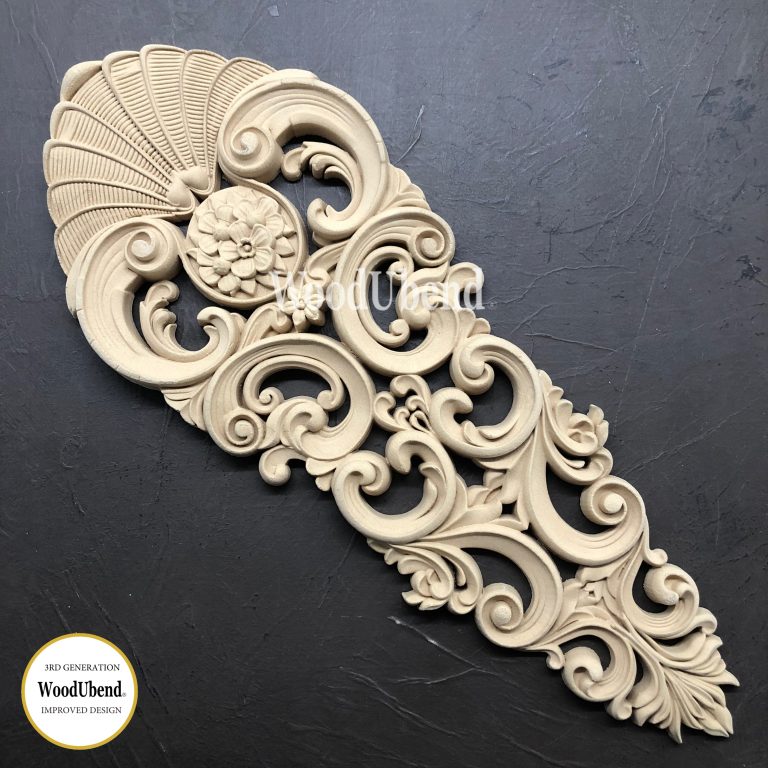 WoodUbend WUB1268 Large Decorative Wood Moulding - Regained Relics