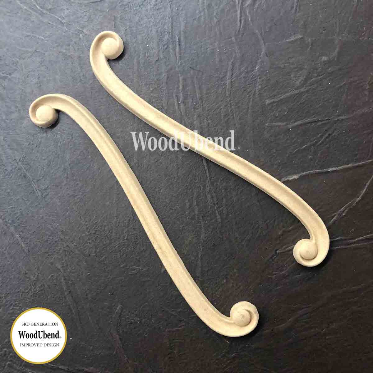 WoodUbend WUB1582 Set of two Decorative Drops - Regained Relics
