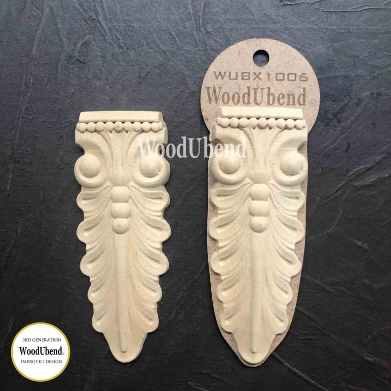 WoodUbend WUBX1006 Pack of two Corbel Leaves - Regained Relics